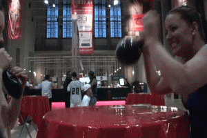 www.faythonfire.com - Afsana & Fayth Sit2Pop Huge Balloons in Public thumbnail
