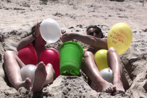 www.faythonfire.com - Dragina & Fayth Nude Beach Balloon Blast  thumbnail