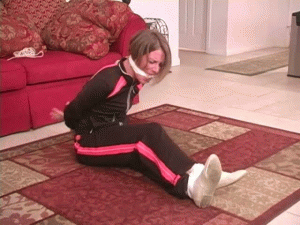 www.faythonfire.com - Gagged & Hogtied by Gine Rae Michaels pt 2 thumbnail