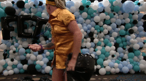 www.faythonfire.com - Popping The Biggest Balloon Wall EVER! thumbnail