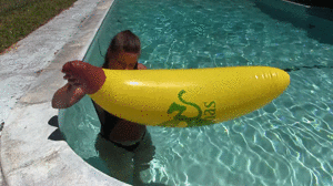 www.faythonfire.com - Bonus Update: Fayth Goes Bananas Popping a Pooltoy Banana thumbnail