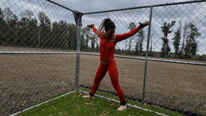 www.faythonfire.com - Inmate Fayth Cuffed & Chained & Punished Outside thumbnail