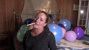 www.faythonfire.com - Balloons Popped By Cigarette thumbnail